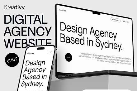 Kreativy - Digital Website Agency UI