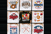 Baseball Sublimation PNG SVG Bundle, a Sport Illustration by Jozoor (Thumbnail 1 of 4)