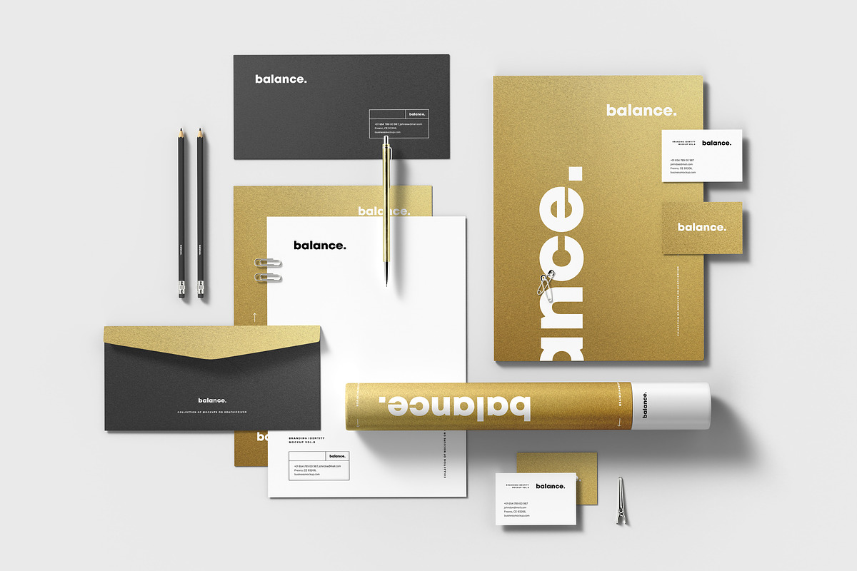 Stationery Branding Mockup 7, a Pens & Pencil Mockup by Yogurt86 (Photo 5 of 14)