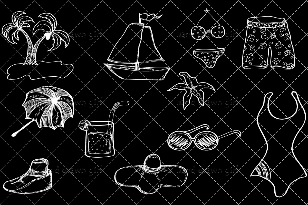 Hand Drawn Summer Vacation preview 3