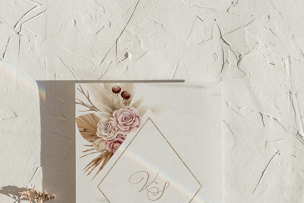 Watercolor Boho Fall Dusty Rose Set, a Decorative Illustration by Carol Lozove (Photo 25 of 74)
