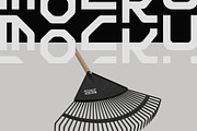 Leaf Rake Mockup, a Household Mockup by hiddemaru (Thumbnail 3 of 4)