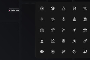 Stellar Space Icon Set