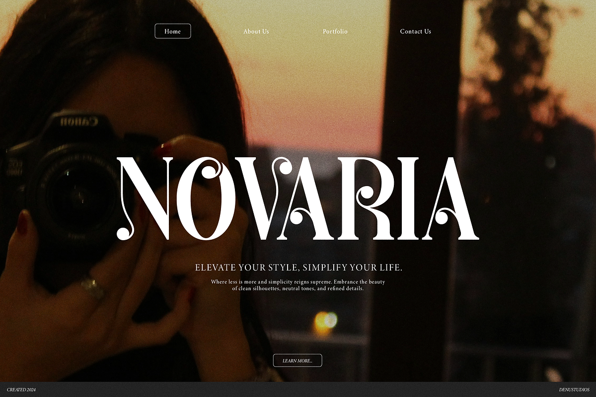 Miofarin | Display Modern Serif, a Serif Font by Denustudios (Photo 5 of 15)