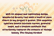 Wonderful Groovy - Handwritting, a Handwritten Font by Charmingbear59.design (Thumbnail 2 of 5)