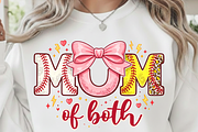 Mom Of Both Baseball Softball PNG, a Graphic by Vector Portal (Thumbnail 1 of 9)