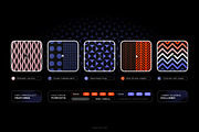 Vibrant Geometric Seamless Patterns, a Pattern Graphic by Samolevsky (Thumbnail 9 of 13)