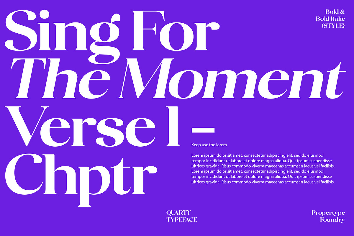 Quarty Serif, a Serif Font by Propertype (Photo 5 of 14)