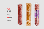 Cervelat Sausage Mockup, a Packaging Mockup by BlackMockup (Thumbnail 5 of 15)