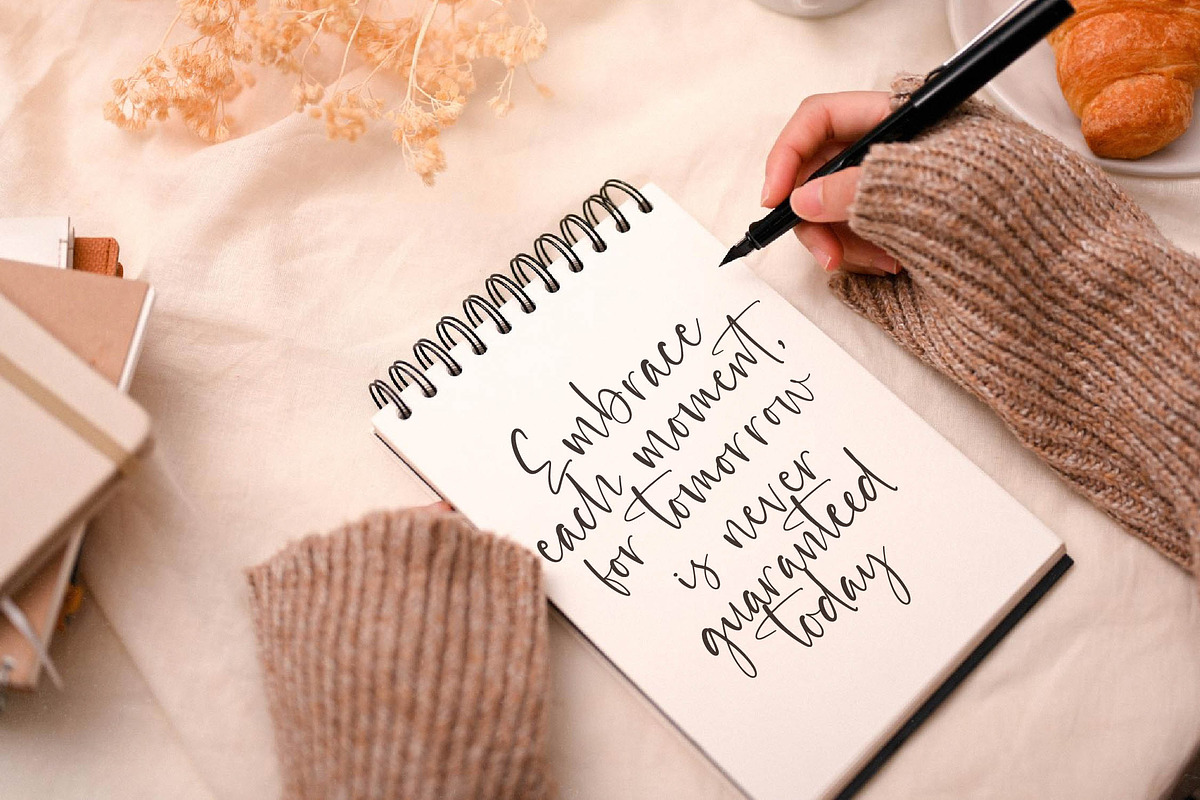 Paradise Daybreak Handwritten Script, a Script Font by stylishtype.co (Photo 17 of 20)