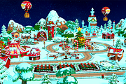 Cartoon Christmas Farm, an Environmental 3D Model by Souchenki (Thumbnail 20 of 29)
