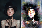 Portrait Painting Watercolor Photo, an Action Add-On by Photoshop Action (Thumbnail 9 of 22)
