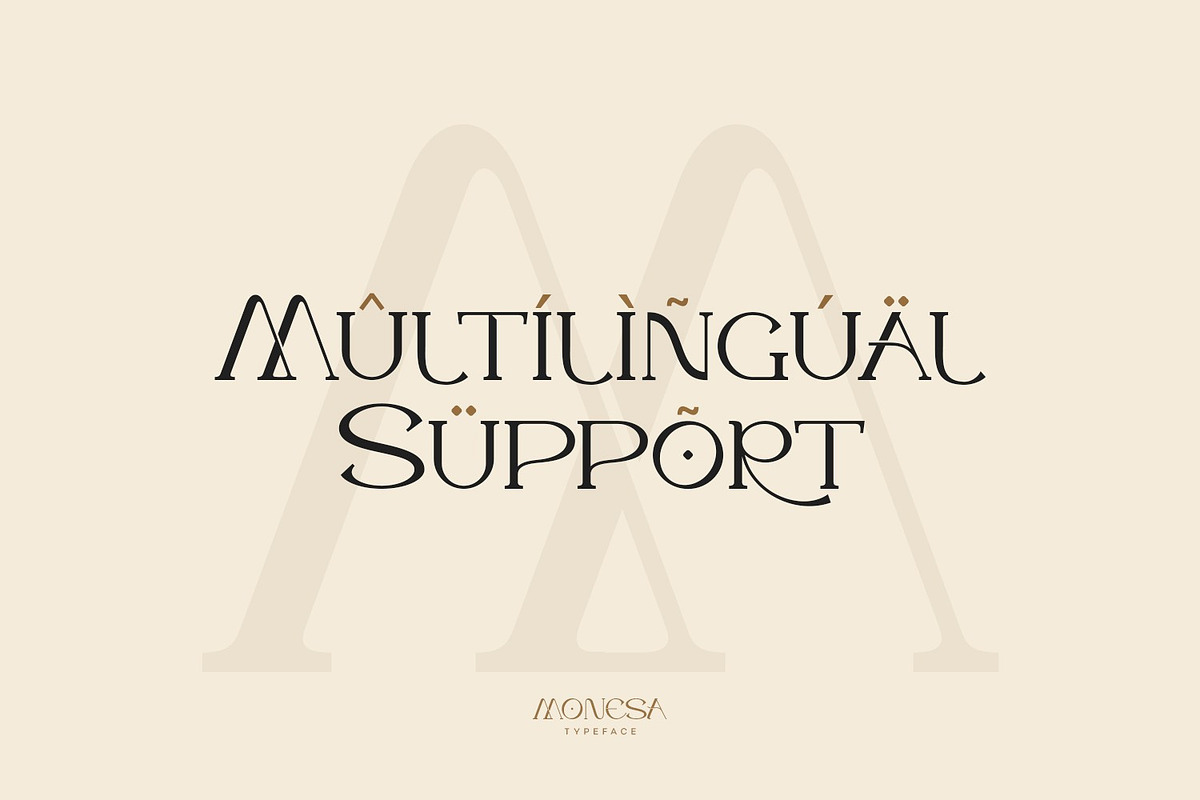 Monesa - Luxury Modern Serif Font, a Serif Font by Koplexs Studio (Photo 12 of 12)
