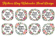 Floral wreaths celebrate Mother'sDay, a Decorative Illustration by himelgfx (Thumbnail 1 of 5)