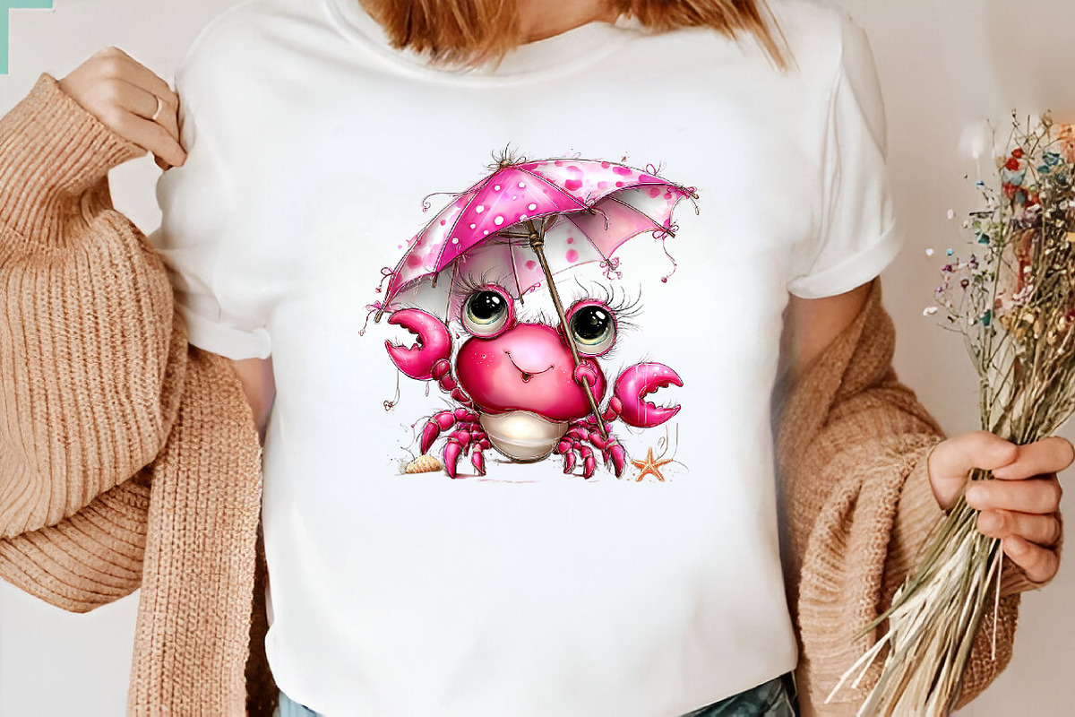 Beach Animals Clipart PNG, an Illustration by CreationArt (Photo 6 of 7)