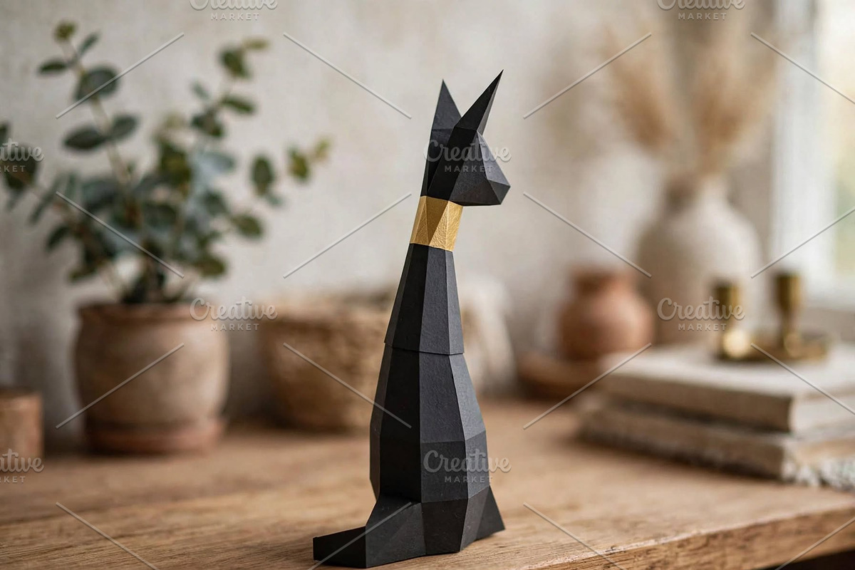 Cat favor - 3d papercraft, a Card Template by PAPER amaze (Photo 3 of 5)