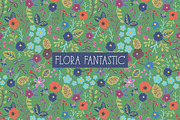 FLORA FANTASTIC Seamless Patterns, a Pattern Graphic by Dreaming with Isa (Thumbnail 3 of 9)