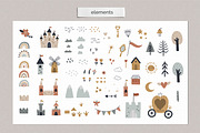 Once upon a time Maps and Clipart, a Person Illustration by Leysan Shayak (Thumbnail 6 of 12)