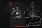 10 Bundle Dark Art Black Smith Skull, an Illustration by Morspective (Thumbnail 2 of 7)