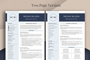 Resume Template | CV + Cover Letter, a Resume Template by Klamp Studio (Thumbnail 3 of 9)
