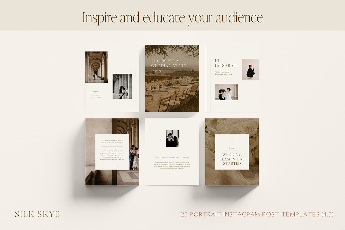 Elegant Photography Instagram Posts, a Social Media Template by Wonderlik Webdesign (Photo 4 of 11)
