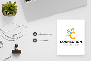 Connection Logo Template