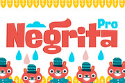 Negrita Pro+Cyrillic, a Font by Rodrigo Typo (Thumbnail 1 of 5)