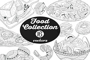 Food Collection, a Food Illustration by LidiaP (Thumbnail 1 of 3)
