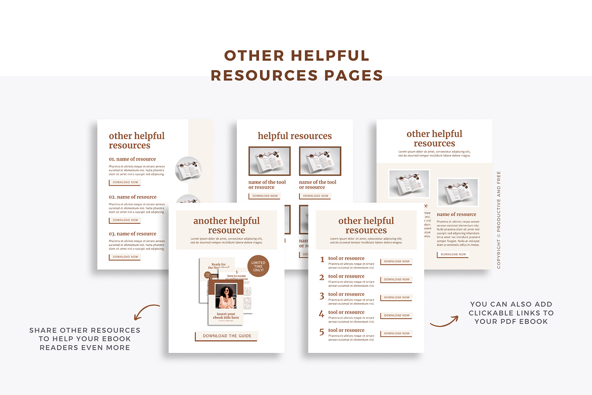Canva E-book Template | 80+ Pages, a Magazine Template by ProductiveandFree (Photo 12 of 23)