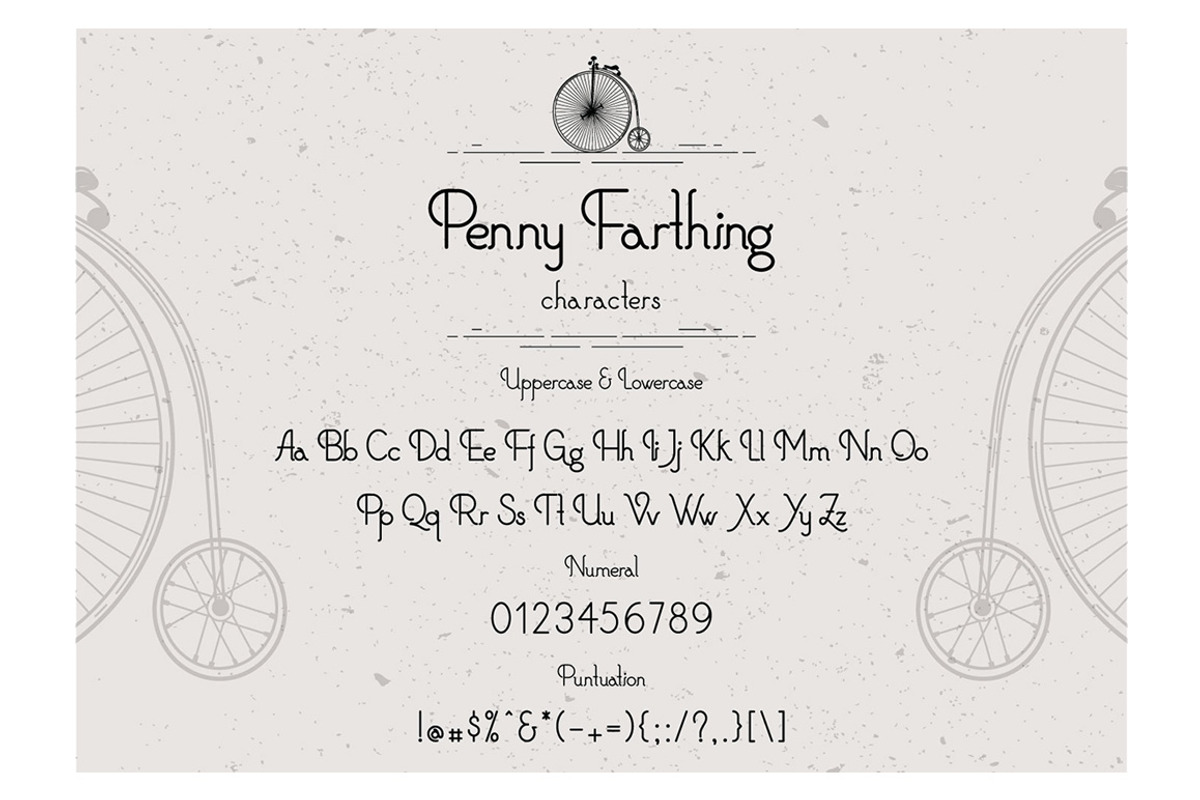 Penny Farthings preview 2