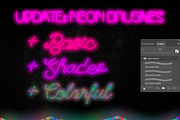 Neon Text Layer Styles FREE BRUSHES, a Layer Style Add-On by Graphic Spirit (Thumbnail 9 of 9)
