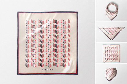 Bandana Mockup, a Product Mockup by PixelVoyager