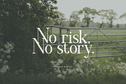 Rossena - Retro Serif Font, a Serif Font by Flawless And Co (Thumbnail 2 of 9)