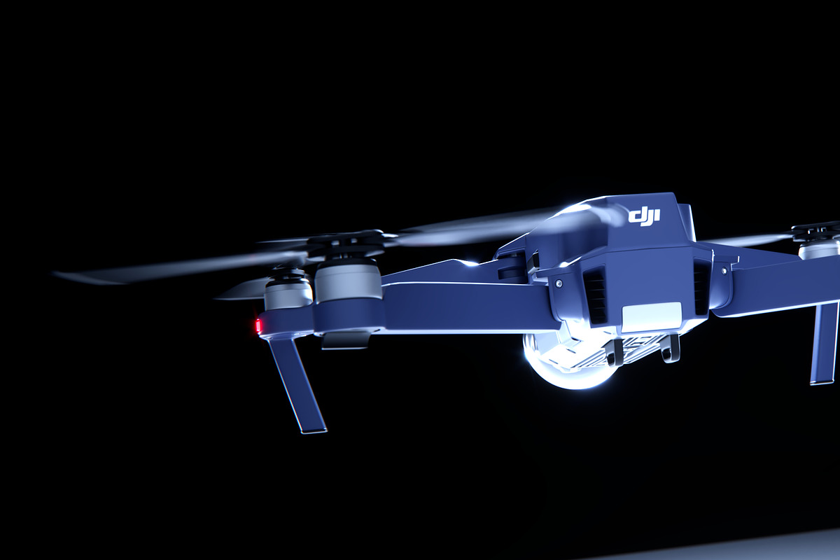dji mavic pro quadcopter 3d model, a Cars & Vehicle 3D Model by arapps3d (Photo 4 of 12)