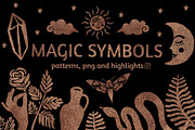 Magic symbols, a Pattern Graphic by emeraldthue (Thumbnail 1 of 6)
