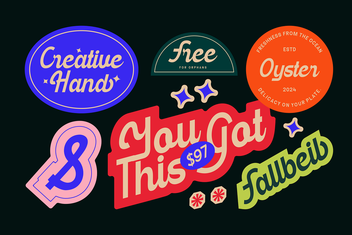 Fallbeil - Modern Script Typeface, a Script Font by Marvadesign (Photo 3 of 10)