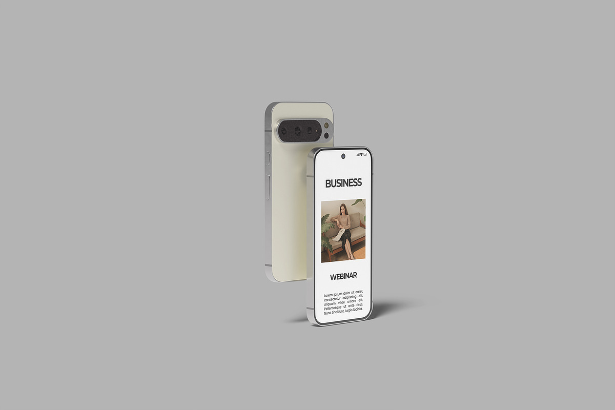 Smartphone Screen Mockup, a Device Mockup by lamorastudio (Photo 3 of 11)