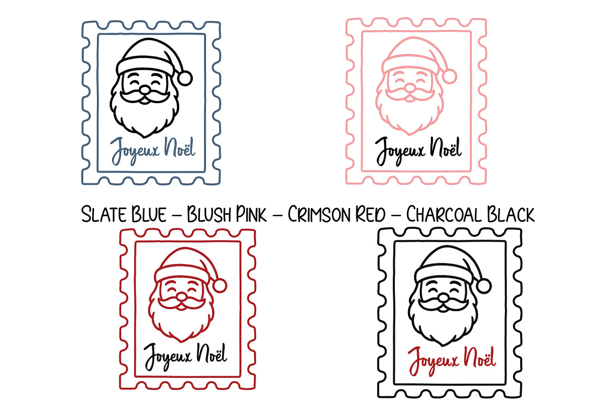 Christmas Stamp PNG Bundle, an Illustration by Daily.Designs (Photo 2 of 11)