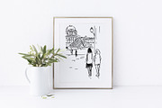 Paris Sketches, an Illustration by Redchocolate (Thumbnail 8 of 8)