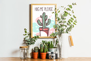 Cacti and Succulents Cute Doodle, an Illustration by alexrockheart (Thumbnail 9 of 9)