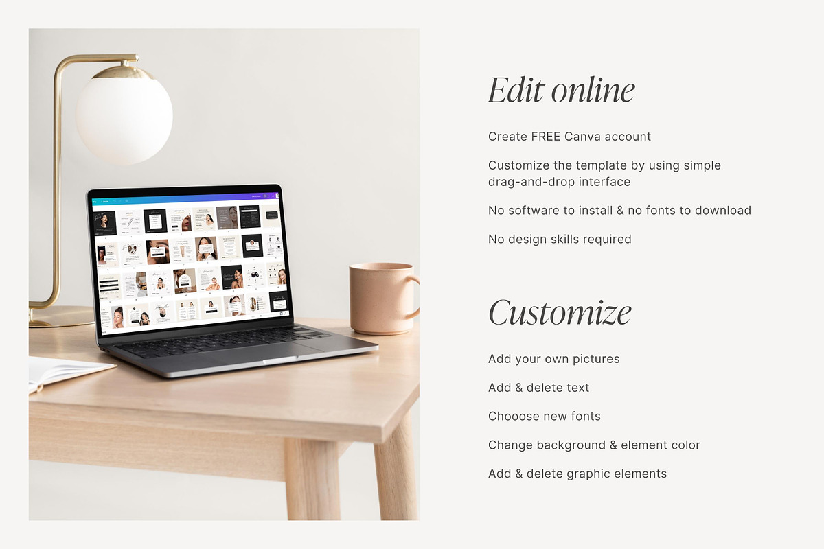 Canva Skincare templates, a Social Media Template by LiliesandBerries (Photo 14 of 19)
