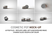 Amber Cosmetics Pot Mock-Up, a Household Mockup by TSOBG (Thumbnail 2 of 15)
