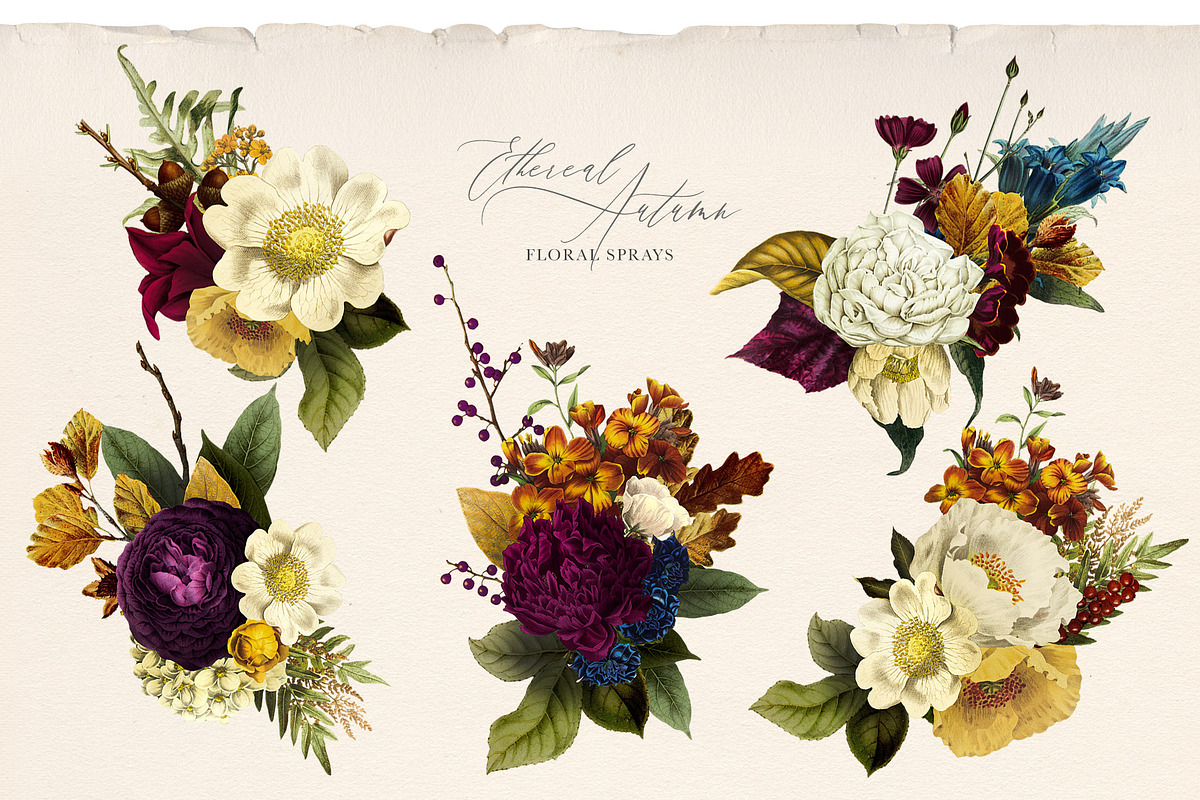 Ethereal Autumn Floral Bouquets, an Illustration by Eclectic Anthology (Photo 10 of 12)