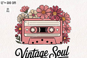 Vintage Wildflower Sublimation, an Illustration by CreationArt (Thumbnail 2 of 13)