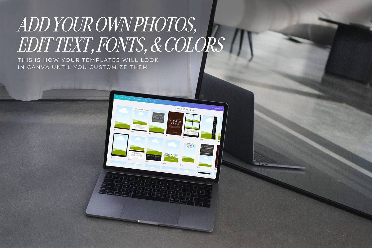 Beauty Blogger Pinterest Templates, a Social Media Template by Blush Created (Photo 7 of 9)