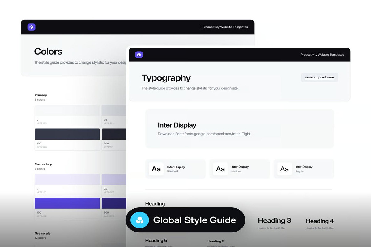 Ganttify Productivity Web Templates, an UI Kit Template by Lumina_ui_ux202 (Photo 6 of 6)