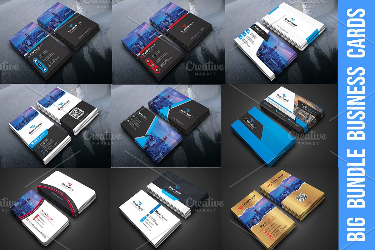Mega Business Card Bundle, a Business Card Template by DesignsLab (Photo 3 of 5)
