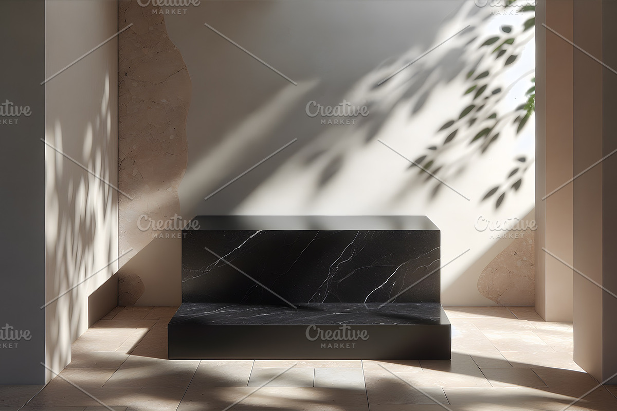 10 3D marble stone podium Bundle, a Background Photo by zahidhossainalif (Photo 4 of 11)