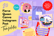 Bright Canva Instagram Post Template, a Social Media Template by Kurly Creative (Thumbnail 1 of 9)