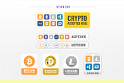 Crypto Logo Icon Set, an Outline Icon by NeonLeon (Thumbnail 6 of 6)